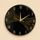 A resin wall clock